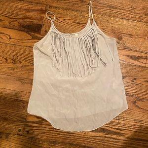 rory beca silk fringe tank